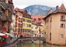 Canal Bridge, Annecy, France