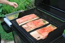 Wild Salmon Grilled on a Cedar Plank