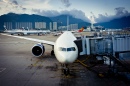 Hong Kong Airport during the Early Morning