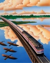 Amtrak Anniversary Postcard