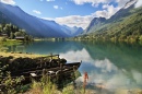 Floen Lake in Oldedalen, Norway