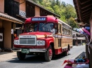 A Bus in Japanese Village