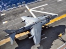 Marine Corps Harrier aboard USS Peleliu