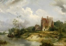 River Landscape with Ruin