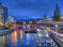 Schweden-Bridge in Vienna, Austria