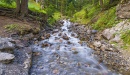 The River in Arosa, Switzlerland