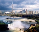 Toronto Skyline and Horshoe Falls