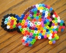 Perler Bead Colorful Turtle