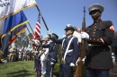 Military Honor Guard at LA National Cemetery