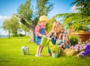 Helping in the Garden