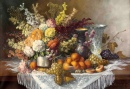 Still Life with Flowers and Fruits