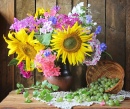 Still Life with Sunflowers