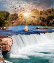 Manavgat Waterfall In Turkey