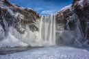 Skogafoss Waterfall in Iceland