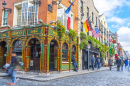 Temple Bar district in Dublin