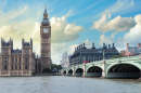 The Big Ben and Westminster Bridge