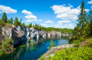 Ruskeala Marble Quarry, Karelia, Russia