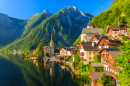 Hallstatt Mountain Village, Austrian Alps