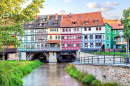 Kramerbrucke Bridge in Erfurt, Germany