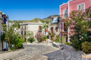 Lipari Old Town Streets, Sicily, Italy