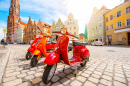 Retro Vespa Scooters in Germany