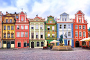 Central Market Square in Poznan, Poland