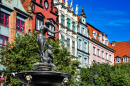 Fountain of Neptune, Gdansk, Poland