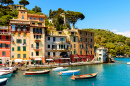 Harbor of Portofino, Genoa, Italy