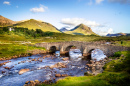 Old Brick Bridge in Sligachan, Scotland