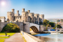 Conwy Castle in Wales, United Kingdom