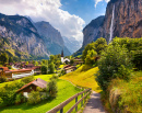 Lauterbrunnen Village, Swiss Alps