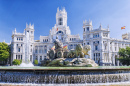 Cibeles Fountain in Madrid, Spain