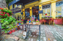 Street Cafe in Istanbul, Turkey