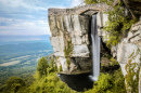 Lookout Mountain between Georgia and Tennessee