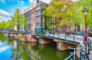 Bridge over Canal in Amsterdam