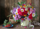 Still Life With Flowers and Redcurrant