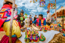 Craft Sale, Los Uros Island, Peru