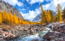 Mountain River Landscape