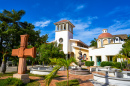 Puerto Morelos Church, Riviera Maya, Mexico