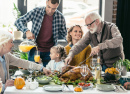 Family Celebrating Thanksgiving