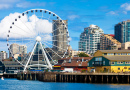 Seattle Ferris Wheel and Waterfront