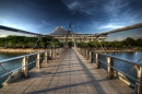 Singapore Indoor Stadium before Sunset