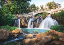 Waterfall under the Bridge