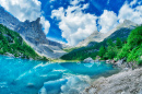 Sorapiss Lake, Dolomites, Italy