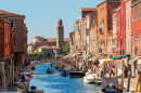 Canal in Murano, Italy