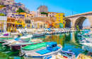 Vallon des Auffes Port in Marseille, France