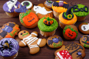 Halloween Cookies and Cupcakes