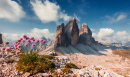 Tre Cime di Lavaredo Peak, Dolomite Mountains