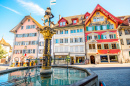 Fountain in Zug, Switzerland