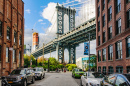 Manhattan Bridge in Brooklyn, NYC